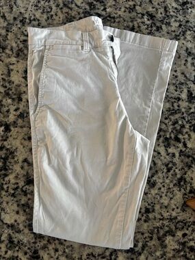 Men's Light Gray Duckhead Casual Chino Pants